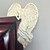 billiga Uteplatsdekoration-angel wing redemption-dekor - perfekt för heminredning i vardagsrummet, perfekt för hängning av dörrkarm, hartshantverk hängande prydnad