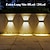 cheap Outdoor Wall Lights-2 Packs 18/20 LED Beads Long Size Solar Wall Lights with Emitting Light Up and Down, Fence Outdoor Courtyard, Garden Pathway Decoration Light