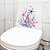 abordables Autocollants muraux-décalcomanies de toilettes à l&#039;aquarelle : corail, étoile de mer, herbiers marins, méduses, conques - autocollants muraux amovibles pour salle de bain, idéaux pour ajouter une ambiance de plage à