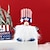 abordables Événements et fournitures de fête-Gnome dool décor le jour de l&#039;indépendance américaine a mené la lumière de Rudolph chapeau sans visage décoration de poupée de vieil homme pour le jour commémoratif/le 4 juillet