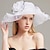 Χαμηλού Κόστους Fascinators-fascinators kentucky derby καπέλο καπέλο τούλι οργάντζα Fedora καπέλο δισκέτα καπέλο ηλίου καπέλο ηλίου γιορτινή παραλία κομψό vintage με καθαρό χρώμα μάτισμα κεφαλής