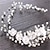 voordelige Accessoires voor haarstyling-versie van zachte keramische bloem bruidskam handgemaakte trouwjurkvork
