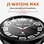 cheap Smart Wristbands-696 JSwatch6Max Smart Watch 1.43 inch Smart Band Fitness Bracelet Bluetooth Pedometer Call Reminder Sleep Tracker Compatible with Android iOS Women Men Hands-Free Calls Message Reminder IP 67 46mm