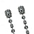 cheap Earrings-Women&#039;s Hoop Earrings Long Precious Stylish Simple Imitation Diamond Earrings Jewelry Black For Wedding Party 1 Pair