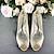 cheap Wedding Shoes-Women&#039;s Wedding Shoes Pumps Bridal Shoes Rhinestone Kitten Heel Peep Toe Satin Loafer Silver Black White