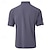 economico Casual da lavoro-Per uomo Camicia Camicia di lino Camicia bianca di cotone Camicia con colletto cinese Camicia con colletto alla coreana Camicia Estiva Semplice Spiaggia Vacanza Blu Verde militare Grigio Manica Corta