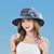 billiga Partyhatt-hattar syntetisk fiber Tebjudning Kentucky Derby Klassisk Solskydd Med Pärldetaljer Hårbonad Huvudbonader