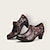 Χαμηλού Κόστους Γυναικεία Τακούνια-Γυναικεία Τακούνια Γόβες Μπόχο Χειροποίητα Παπούτσια Vintage παπούτσια Πάρτι ΕΞΩΤΕΡΙΚΟΥ ΧΩΡΟΥ Καθημερινά Συνδυασμός Χρωμάτων Καλοκαίρι Τακούνι Κώνος Στρογγυλή Μύτη Κομψό Διακοπές Βοημία Δέρμα Πόρπη