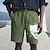 halpa Miesten graafiset shortsit-tiikeriprintti miesten puuvillashortsit havaijilaiset shortsit rantashortsit kiristysnyöri joustava vyötärö mukavuus hengittävä ulkoilu lomashortsi