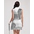 cheap Designer Collection-Women&#039;s Golf Dress White Sleeveless Stripes Ladies Golf Attire Clothes Outfits Wear Apparel