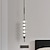 baratos Luzes da ilha-luz pendente LED, design criativo de lanterna de cabeceira de metal, adequado para sala de estar, quarto, sala de jantar e bar, branco quente 110-120v 220-240v