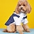 abordables Ropa para perro-Nuevo vestido para mascotas, camisa de algodón con corbata fina, traje para perro, ropa de peluche bixiong