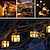 お買い得  屋外用ウォールライト-ソーラーレトロランタンソーラーガーデンライト屋外ip65防水キャンドルガーデンバルコニーツリーヤードホリデーキャンプ風景装飾