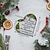 abordables Estatuas-placa de corazón de acrílico en forma de corazón regalos de decoración navideña regalos de cumpleaños de navidad para buenos amigos decoraciones de fiesta regalos religiosos inspiradores para ella