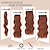halpa Leikkaa laajennukset-clip in hiustenpidennykset naisille 20 tuumaa pitkät aaltoilevat kiharat kastanjanruskeat hiustenpidennykset kokopään synteettiset hiuslisäkkeet
