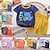 cheap Sets-New Children&#039;s Clothing Short Sleeved Shorts Set For Boys And Girls, Baby T-Shirts For Boys And Girls, All Cotton