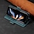 ieftine Carcasă Samsung-telefon Maska Pentru Samsung Galaxy Z Fold 5 Z Fold 4 Z Fold 3 Portofel Card Magnetic Protectie pentru intreg corpul Cric Retro PC PU piele