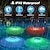 ieftine Lumini De Perete Exterior-lumini solare plutitoare pentru piscină rgb lumini pentru piscină cu schimbare de culoare lumini cu LED-uri impermeabile pentru piscină pentru piscină în aer liber iaz cadă cu hidromasaj grădină