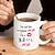 abordables Mugs et tasses-1pc fête des mères pas une maman ordinaire tasse à café en céramique drôle tasse à café en céramique design double face tasse à thé blanche pour boissons chaudes ou froides cadeaux d&#039;anniversaire pour