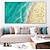 levne Krajinomalby-velká pláž olejomalba na plátně ručně malovaná abstraktní modrá přímořská malba textura malba nástěnná malba na zakázku do obývacího pokoje dekorace na stěnu ložnice
