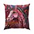 cheap Animal Style-Horse Pattern Green 1PC Throw Pillow Covers Multiple Size Coastal Outdoor Decorative Pillows Soft Velvet Cushion Cases for Couch Sofa Bed Home Decor