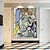 preiswerte Abstrakte Gemälde-Pablo Picasso, der Maler, Ölgemälde, handgemaltes Guernica-Ölgemälde auf Leinwand von Pablo Picasso, Museumsqualität, 100 % handgemalt