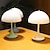 رخيصةأون أباجورات-مصباح طاولة من الألومنيوم على شكل فطر، قابل لإعادة الشحن، معتم، غرفة نوم داخلية، مطعم، ديكور بار، مصباح جو من النوع C