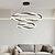 halpa Saarivalot-led-riippuvalaisin 1/2-valo 50/80 cm led-riippuvalaisin metalliakryylirengas ympyrä design riippuvalaisin olohuoneeseen 110-240v