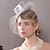 billiga Partyhatt-pannband hattar huvudbonader tyll nonwoven bowler / cloche hatt tefat hatt topp hatt bröllop tefest elegant brittisk med ansiktsslöja huvudbonad