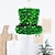 billige St. Patrick&amp;#39;s Day festdekorasjoner-shamrock krans med st. patrick&#039;s clover lue hengende ornament - perfekt tillegg til dine irske feiringer
