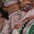 abordables Camiseta henley-Textura Gótico Hombre camisa de lino Camisa Ropa Cotidiana Vacaciones Noche Primavera &amp; Otoño Escote Chino Manga Larga Negro, Azul Piscina, Morado S, M, L Tela flameada Camisa