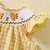 halpa Mekot-Lapset Tyttöjen Mekko Yhtenäinen väri Hihaton ulko- Kausaliteetti Vintage söpö tyyli Puuvilla Kesä Kevät 2-8 vuotta Keltainen