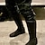 ieftine Costume Vintage &amp; Istorice-pantofi retro vintage renascentist medieval pirat knight ritter pentru bărbați unisex eveniment / petrecere de halloween mascarada husă pantofi cizme medievale fanteziste
