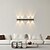 tanie Kinkiety LED-Kinkiet kryty metalowy akrylowy ładowanie bezprzewodowe sypialnia salon wielogłowicowy ciepłe światło 25-46cm 110-120v 220-240v