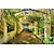 cheap Nature&amp;Landscape Wallpaper-Cool Wallpapers Nature Wallpaper Wall Mural Arch Garden Landscape Sticker Peel and Stick Removable PVC/Vinyl Material Self Adhesive/Adhesive Required Wall Decor for Living Room Kitchen Bathroom