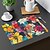voordelige Placemats &amp; Coasters &amp; Trivets-1 st bloemen placemat placemat 12x18 inch placemats voor feestkeuken eetdecoratie
