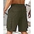 cheap Cargo Shorts-Men&#039;s Cargo Shorts Shorts Drawstring Elastic Waist Multi Pocket Plain Wearable Short Outdoor Daily Going out Fashion Classic Black Army Green