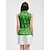 billige Designerkolleksjon-Dame POLO T-skjorte Grønn Kortermet Solbeskyttelse Topper Dame golfantrekk Klær Antrekk Bruk klær