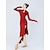 abordables Tenues de danse latine-Danse latine Danse de Salon Robe Couleur Pure Femme Utilisation Soirée manche longue Polyester