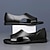 abordables Sandalias de hombre-Hombre Sandalias Zapatos romanos Sandalias Confort Casual Vacaciones Playa PU Negro Verano