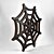 cheap Wall Sculptures-Wooden Spider Web Design Wall Hooks - Fun and Whimsical Iron Hooks for Hanging Necklaces, Jewelry, Keys, and More, Perfect Wall-Mounted Storage Rack with a Unique Twist