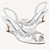 cheap Wedding Shoes-Women&#039;s Wedding Shoes Bling Bling Glitter Crystal Sequined Jeweled Sparkling Shoes Bridal Shoes Rhinestone Stiletto Peep Toe Minimalism Satin Ankle Strap Black White Ivory