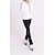 cheap Figure Skating-Over The Boot Figure Skating Tights Figure Skating Fleece Jacket Figure Skating Pants Women&#039;s Girls&#039; Ice Skating Jacket Tights Top Black Black White Sky Blue White Patchwork Thumbhole Spandex Stretchy