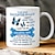 abordables Tazas-Taza de café, taza con impresión 3d para mi querida nuera, taza de café divertida de cerámica blanca 1,2 oz/330ml