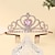 preiswerte Haarstyling-Zubehör-Braut Krone Kopfbedeckung Ball Party Haarreifen Hochzeitskleid Licht Luxus Legierung Wasser Diamant Anti-Rutsch-Kamm Reifen