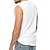 ieftine Tricouri de Sală-Bărbați Bluză Vest Top Sub Cămașă Cămașă fără mâneci Simplu Henley Stradă Vacanță Fără manșon Îmbrăcăminte Modă Designer De Bază