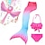 preiswerte Kinder&quot;-Kinder-Mädchenkleid mit elektrischer Seifenblasenmaschine, Kinder-Mädchen-Badebekleidung, Bikini, 3–10 Jahre, 3-teilig, dreiteiliger Badeanzug, Meerjungfrauenschwanz, Badebekleidung der kleinen