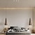 billiga Belysning för köksön-modern pendelbelysning, 45&#039;&#039; hög taklampa, accent med förhöjd stållampskärm, justerbar rustik hängande armatur för kök, matsal, kaffebar