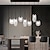 preiswerte Laternen-Design-Kronleuchter mit 7 Lichtern, 90 cm, Cluster-Design, Pendelleuchte aus Kupfer, Galss-Deckenleuchte für Wohnzimmer, Esszimmer, Foyer, Kücheninsel