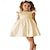 Χαμηλού Κόστους Φορέματα για πάρτι-Παιδιά Κοριτσίστικα Φόρεμα για πάρτυ Συμπαγές Χρώμα Αμάνικο Επέτειος Ειδική Περίσταση Γενέθλια Μοντέρνα Λατρευτός Καθημερινά Πολυεστέρας Καλοκαίρι Άνοιξη 2-12 χρόνια Λευκό Σαμπανιζέ Κίτρινο